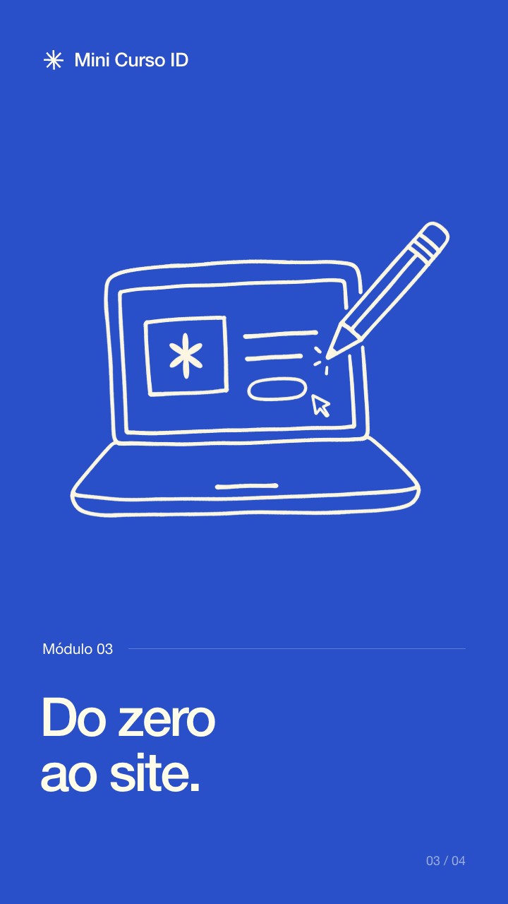 Capa: Do zero ao site.